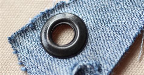 fabric metal eyelets for fabric|how to insert an eyelet.